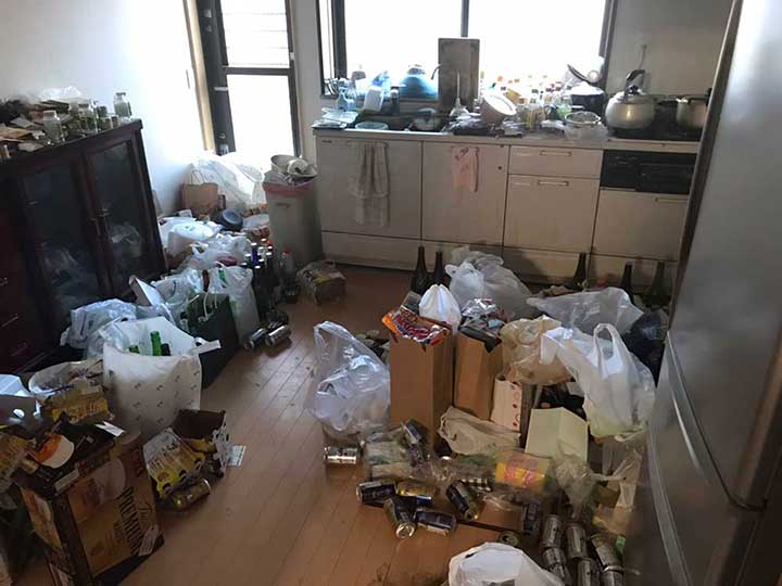 不用品回収before